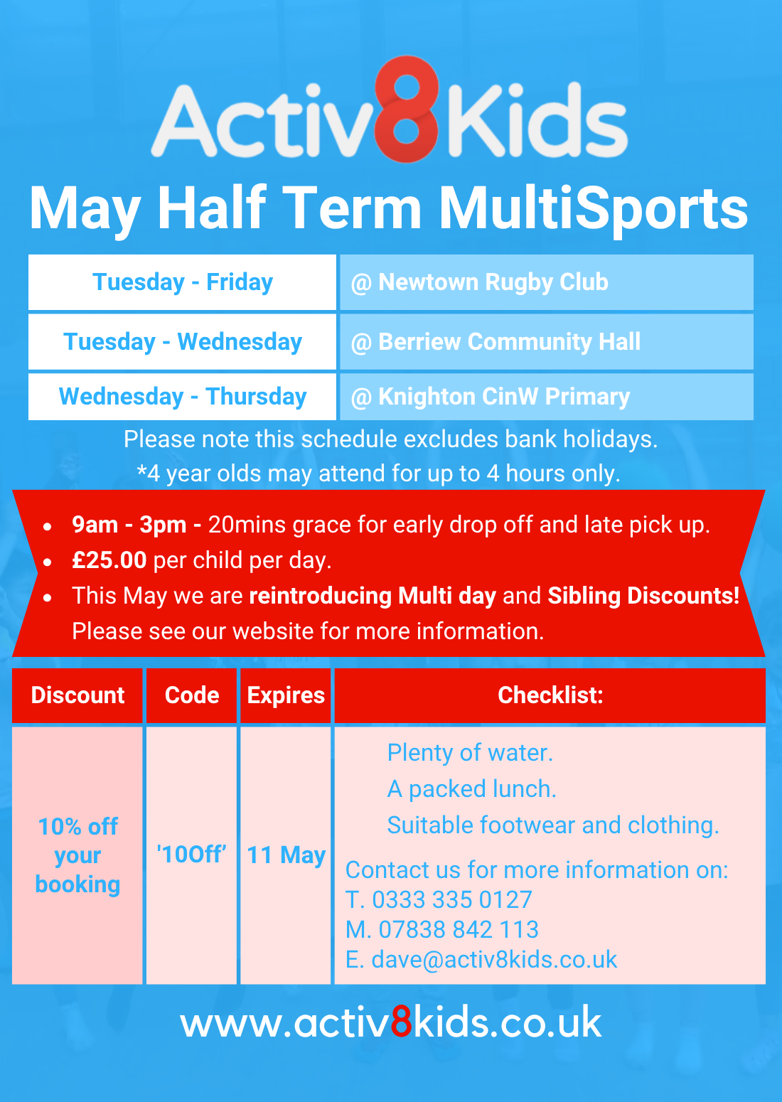 May Half term